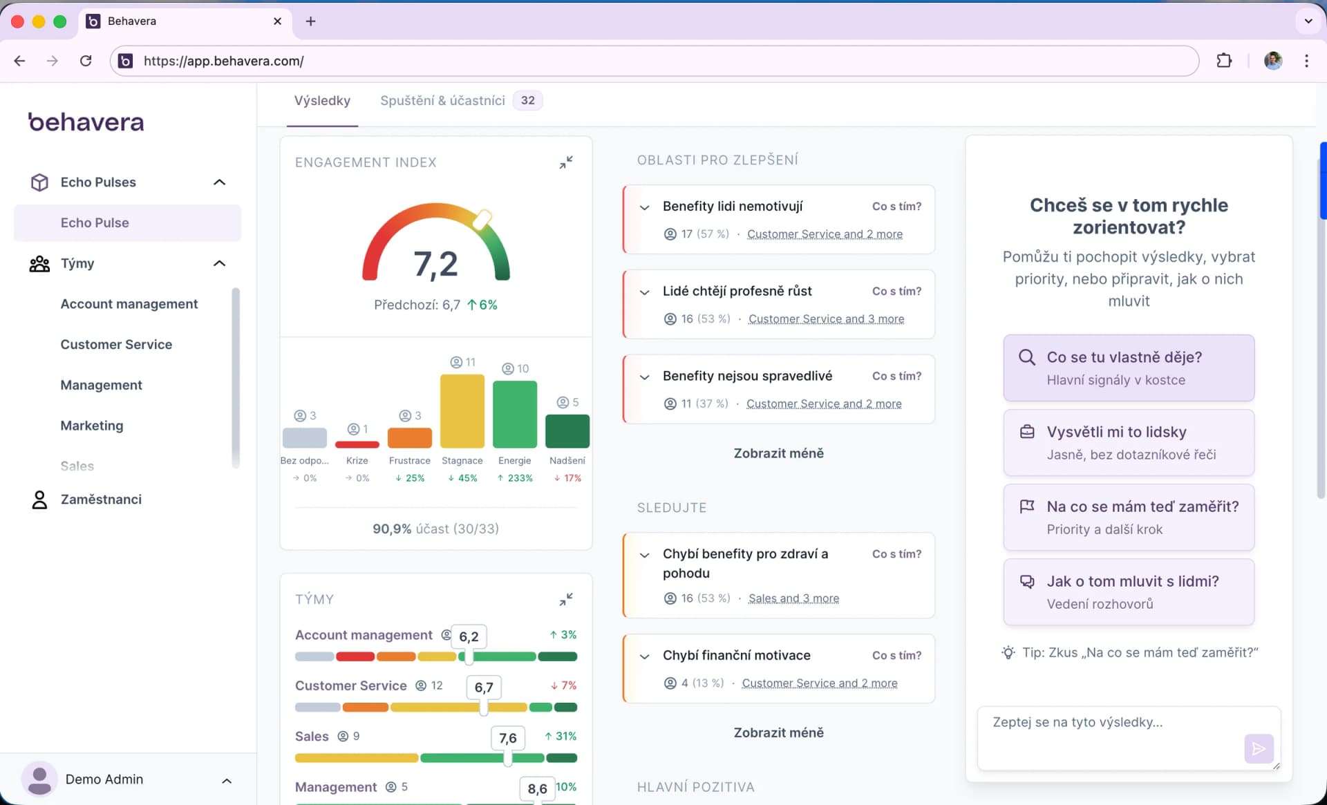 Behavera Dashboard